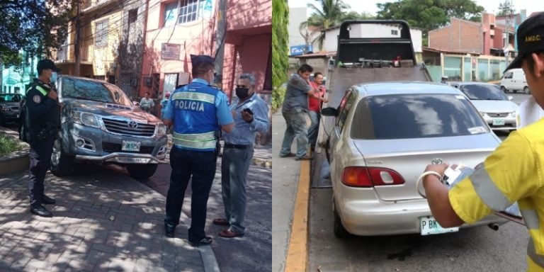 VEHÍCULOS MAL ESTACIONADOS