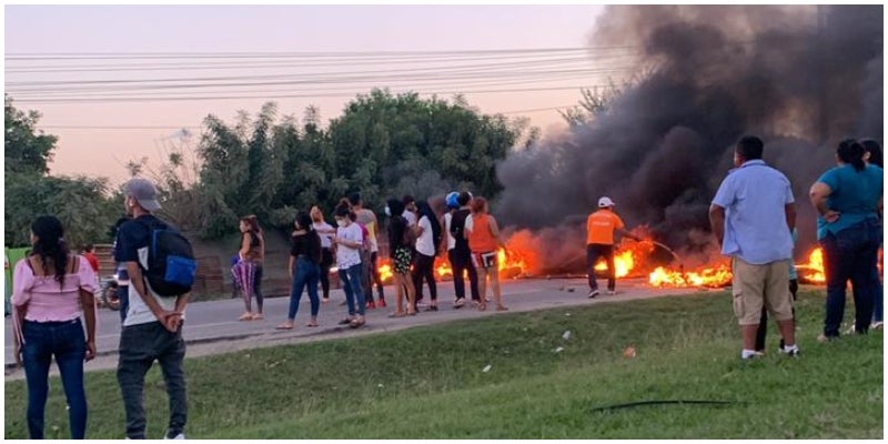 protesta en Cofradía
