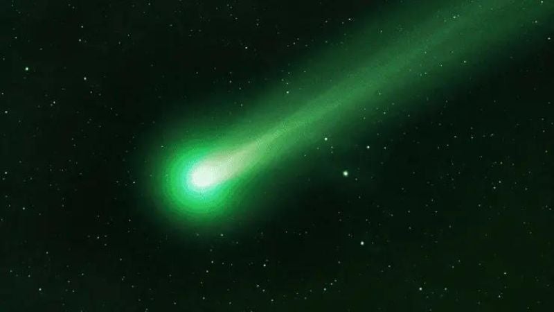 hora para ver el cometa verde en Honduras