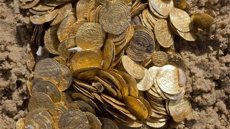 hallan monedas de oro en Israel