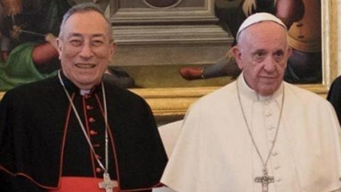 Papa Francisco felicita al Cardenal