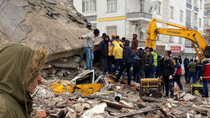 Temblores del sismo en Turquía