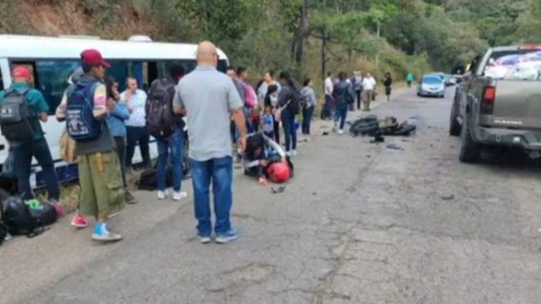 accidente en carretera a Danlí