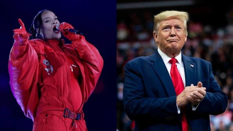 «Fallo épico»: Trump critica show de Rihanna en el Super Bowl