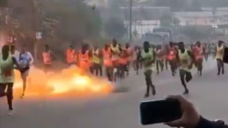 explosivos durante maratón en Camerún