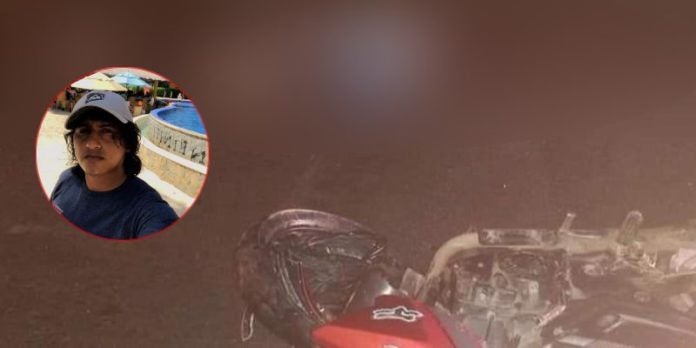 mortal choque entre dos motos Islas de al Bahía