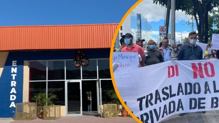 protestan en Choluteca Terminal del Pacífico