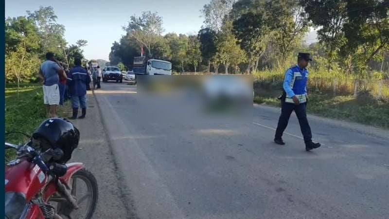 Muere motociclista en carretera El Progreso