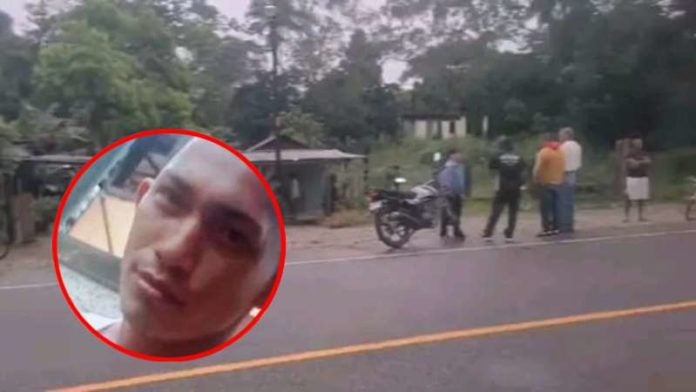 Hombre que se suicidó en Omoa