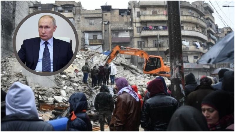 Putin sobre terremoto en Turquía
