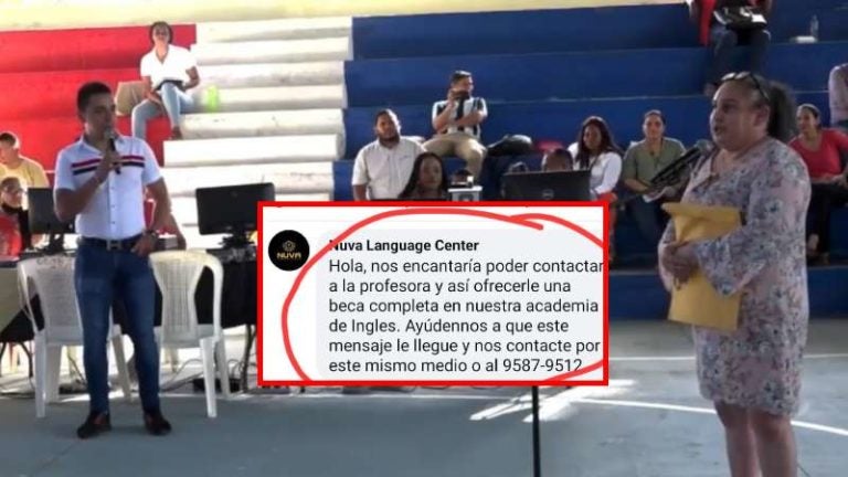 Maestra de inglés vídeo viral