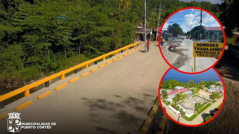 Municipalidad de Puerto Cortés invierte en infraestructura