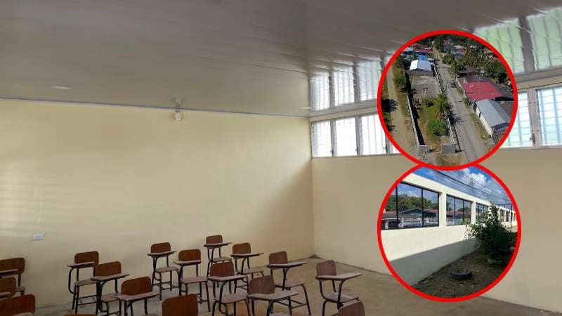 Alcaldía de Puerto Cortés repara escuela