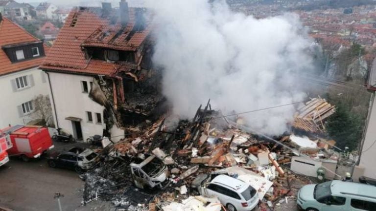 Explosión en edificio de Alemania