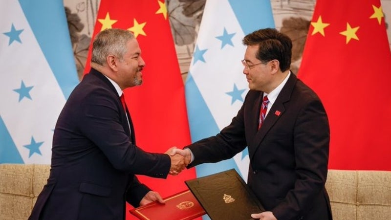 Honduras China relaciones diplomáticas