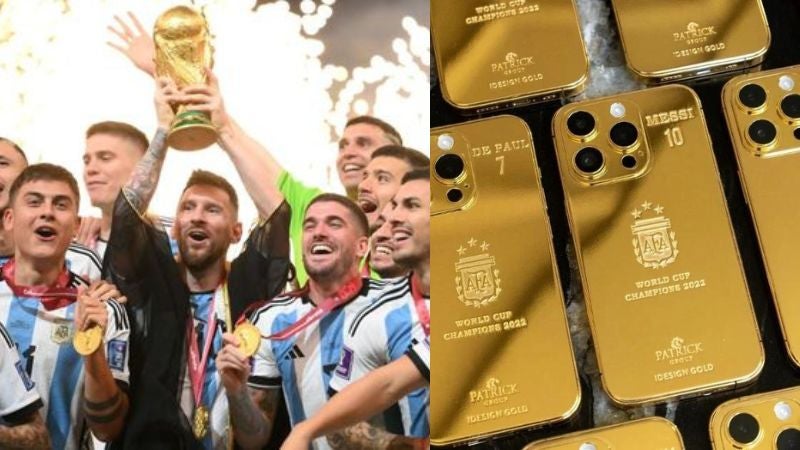 iPhone de oro a selección de Argentina