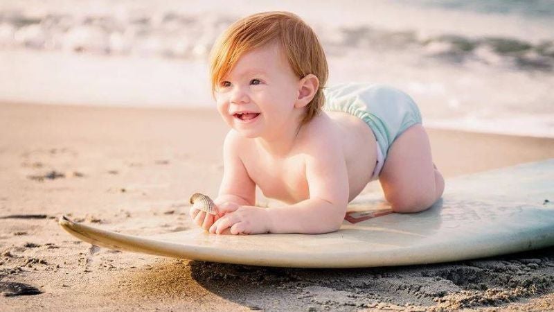 llevar bebé a la playa