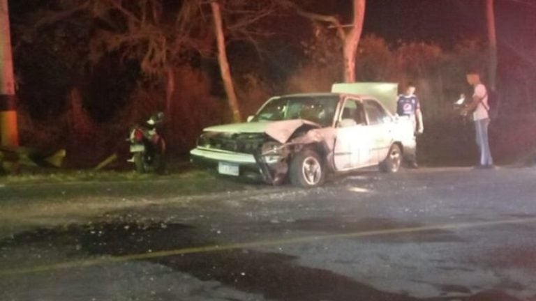 Accidente en Santa Lucía