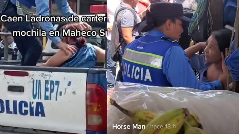 capturan presuntas ladronas San Pedro Sula