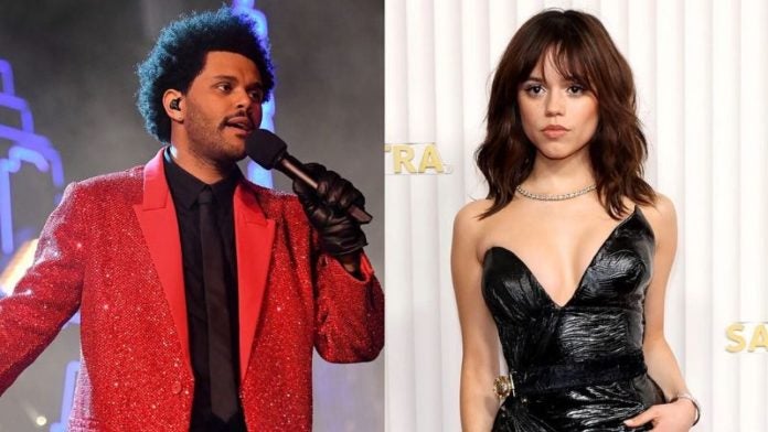 The Weeknd y Jenna Ortega en película