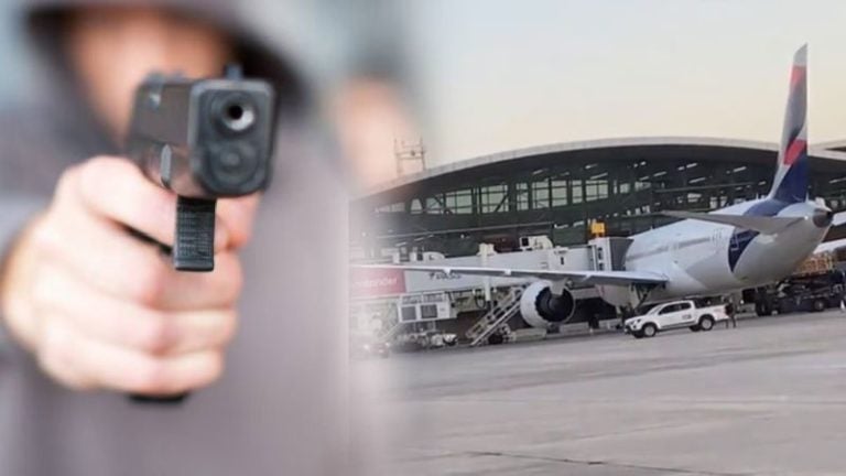 robo frustrando en aeropuerto de Chile