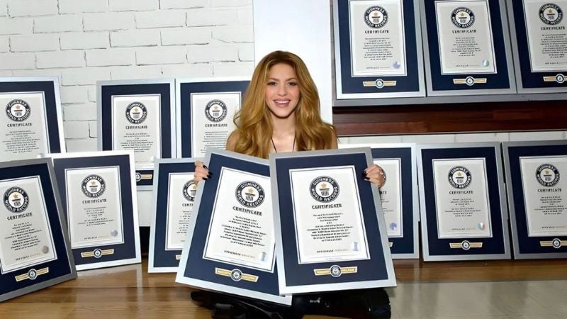 Shakira Récords Guinness 