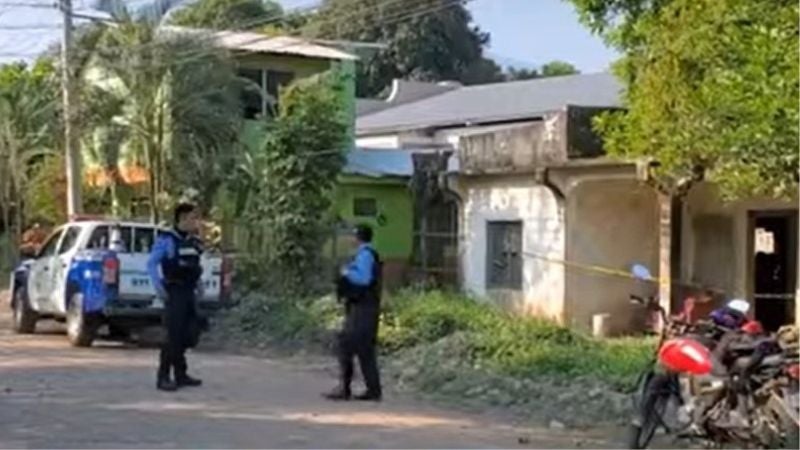 Matan hombre casa abandonada La Ceiba