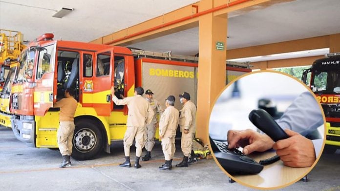 Bomberos habilitan líneas de emergencia