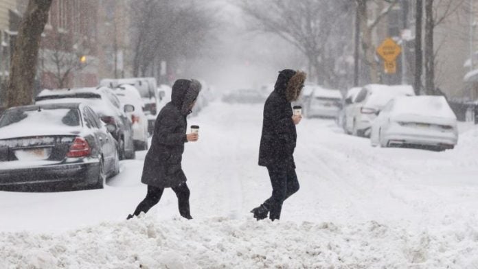 nevadas en EEUU