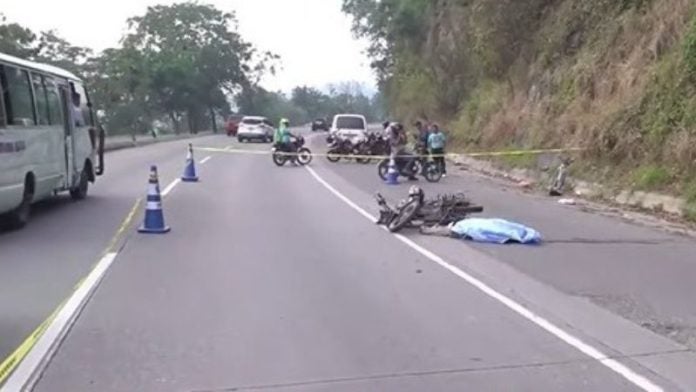 Hombre embestido motociclista Choloma