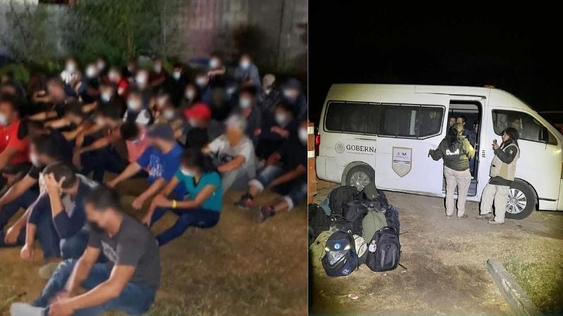 rescatan a cuatro migrantes hondureños en México