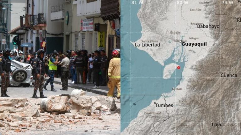 Sismo en ecuador