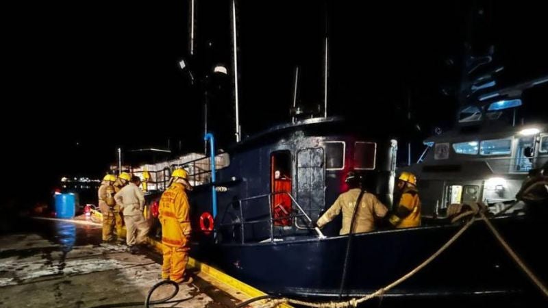 Trasladarán a México a 3 hondureños quemados en explosión de buque