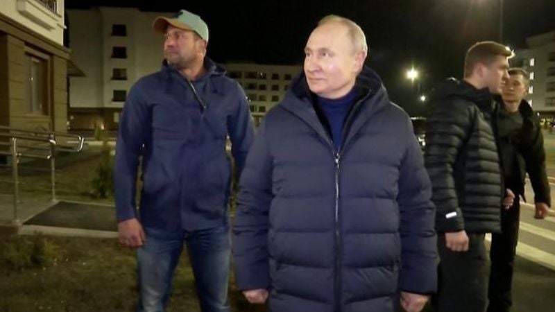 Putin visita a Mariúpol