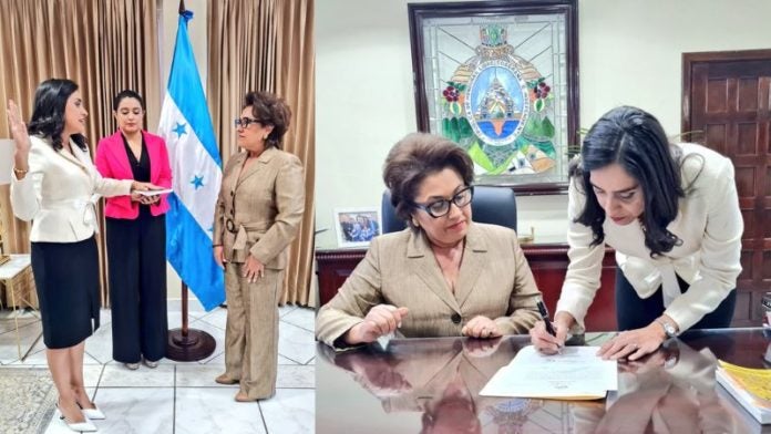 nombramiento de la abogada Fany Salinas.