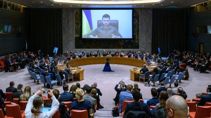 Ucrania ONU chantaje Rusia