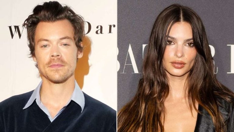 Beso Emily Ratajkowski y Harry Styles