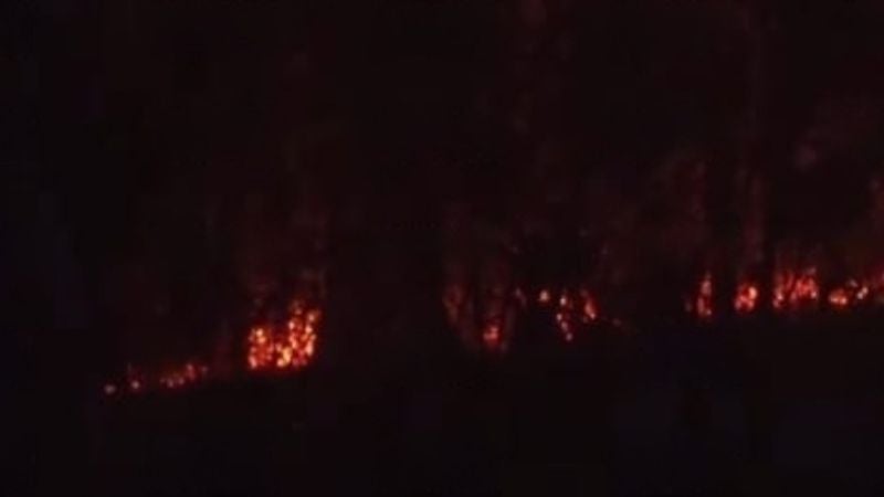 Incendio en Santa Lucía