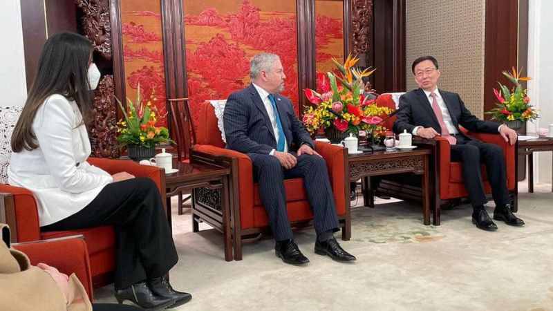 Reunión canciller vicepresidente China
