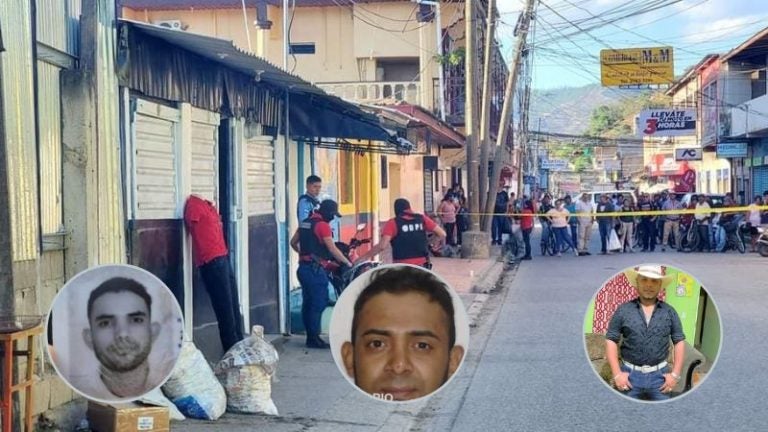 Tres hombres muertos tienda Danlí