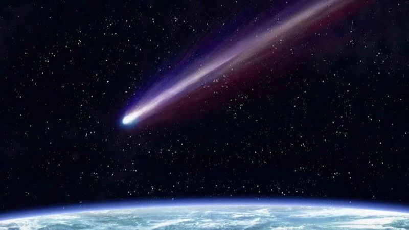 Cometa Halley visto por primera vez