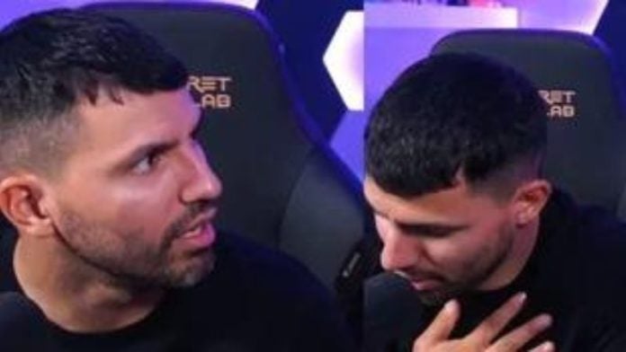 Kun Agüero sufre ataque en directo