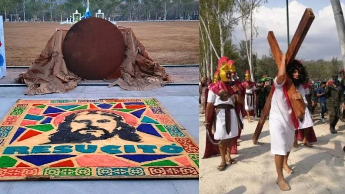 Viacrucis en el Campo marte