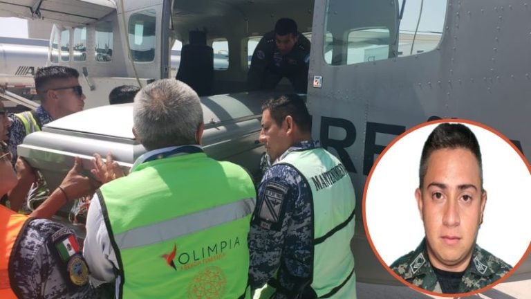 Repatrian cuerpo de naval fallecido en México