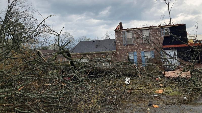 Tornado en Arkansas Estados Unidos