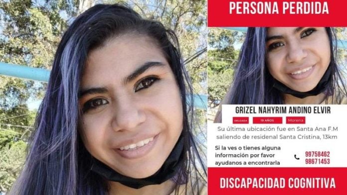 MUJER DESAPARECIDA