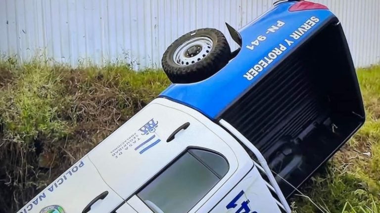 patrulla de la Policía Nacional salida al sur