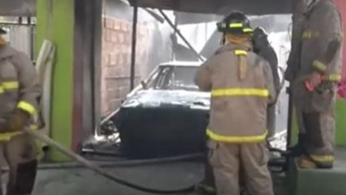 Incendio señora de la tercera edad SPS