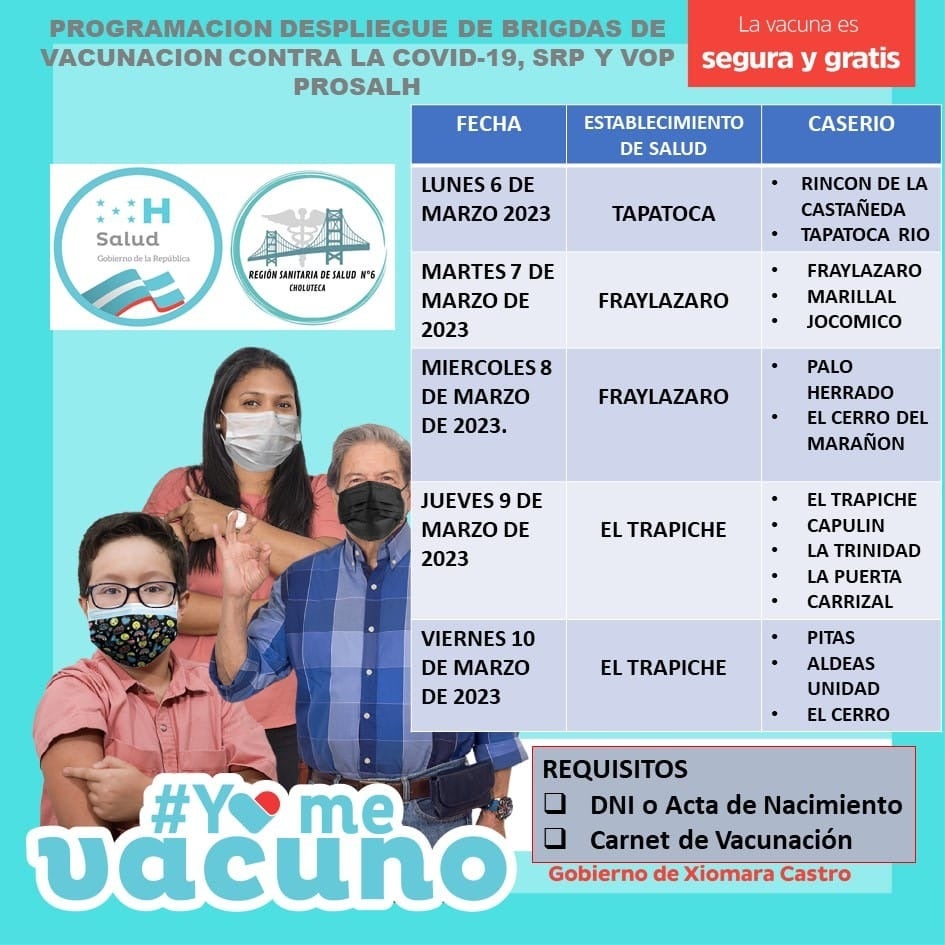 Vacunación en Copán. 