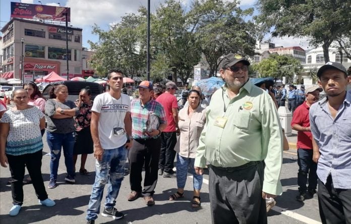 Pobladores protesta